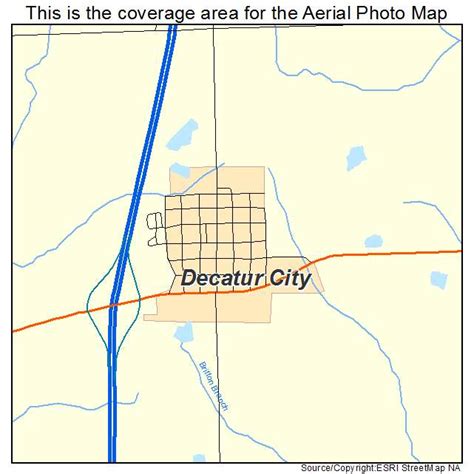 Aerial Photography Map of Decatur City, IA Iowa