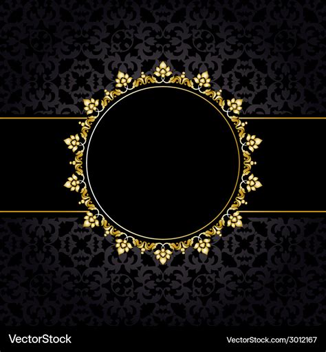 Illustration Royal Background With Golden Frame Vector, 59% OFF