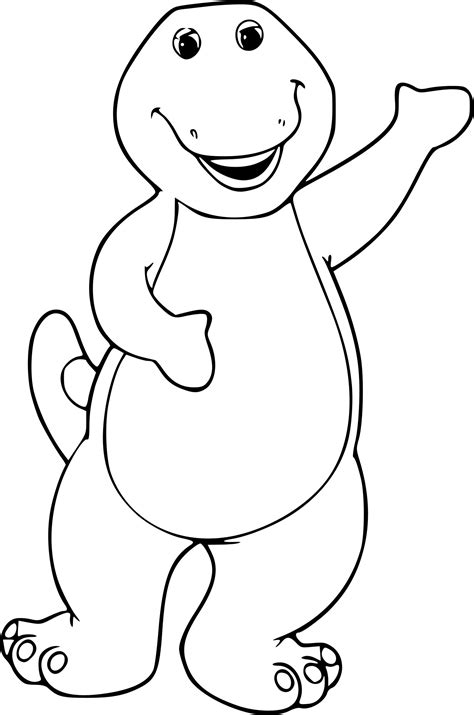 Barney coloring page - free printable coloring pages on coloori.com