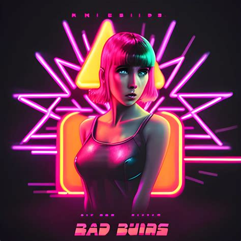 blade runner 2049, attractive female, neon pink starburst backgr... - Arthub.ai