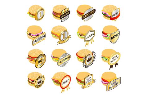 Best Hamburger Icons Set Graphic by ylivdesign · Creative Fabrica