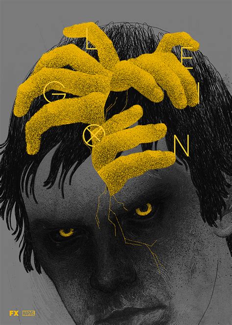 LEGION tv show fan art poster by Patrycja Podkościelny www.podkoscielny ...