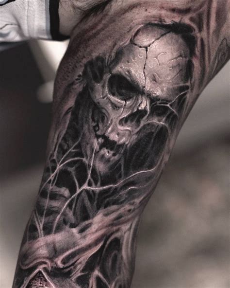 Skull Sleeve Tattoo Ideas