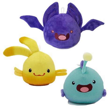 Slime Rancher 2 Cotton Batty Angler Slime Plush Bundle Soft Cuddly Toy ...