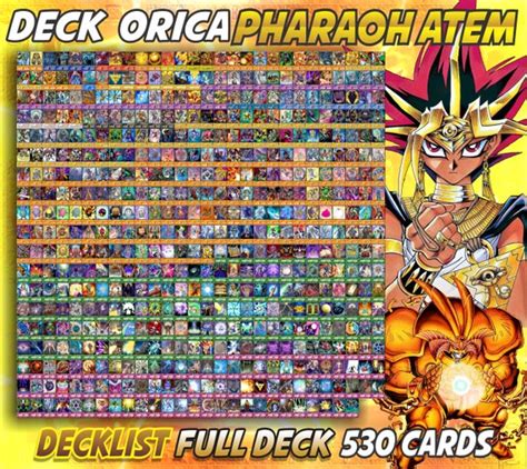 Yugi Muto Pharaoh Atem 530 Cards Deck Anime Orica - Etsy Finland