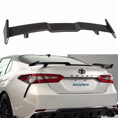 For 2018-2023 Toyota Camry Gloss Black JDM TRD Style Highkick Trunk ...