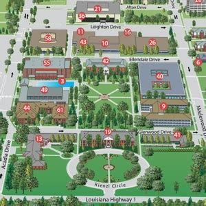 Nicholls State Campus Map - Emylee Philomena