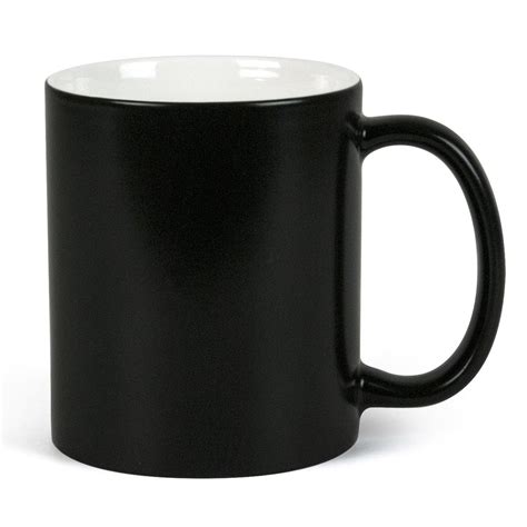 11oz. Color Changing Mug - Black - Matte – Photo Mugs USA, Blank ...