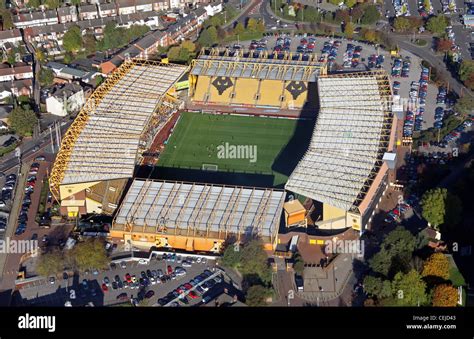 Aerial image of Wolverhampton Wanderers FC Molineux Stadium football ...