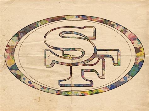 San Francisco 49ers Poster Art Painting by Florian Rodarte