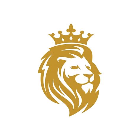 Lion logo vector template | Premium Vector