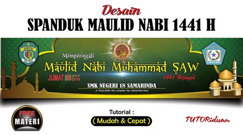 Contoh Banner Maulid Nabi Muhammad Saw 2020