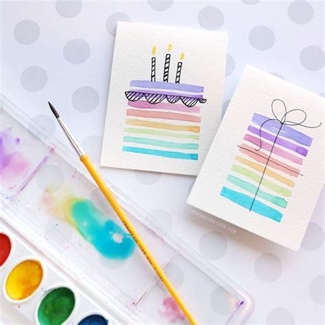 Easy DIY Birthday Cards Using Minimal Supplies | Easy birthday cards ...