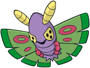 Dustox official artwork gallery | Pokémon Database