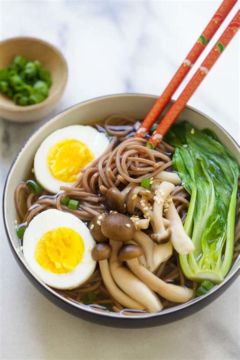 15-Minute Soba Noodle Soup - Rasa Malaysia