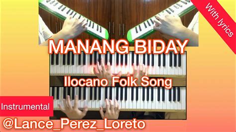 Manang Biday "Ilocano Folk Song" (Instrumental) with lyrics - YouTube