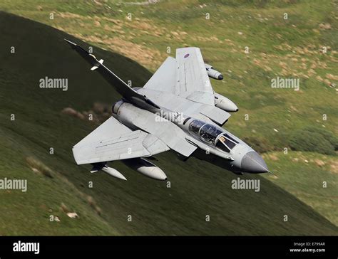 RAF Marham Tornado GR4 sweeps through Mach Loop Stock Photo - Alamy