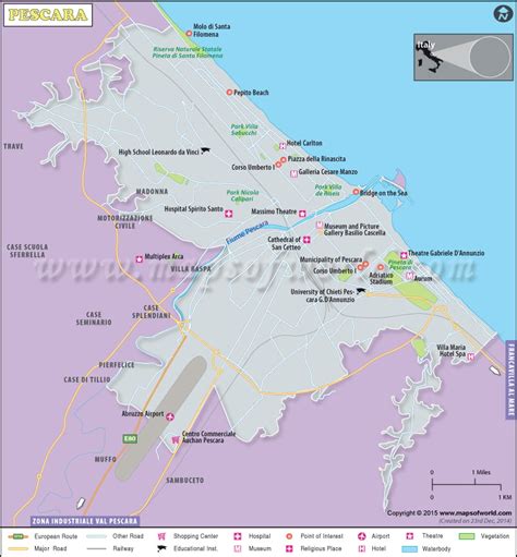 Pescara Italy Map