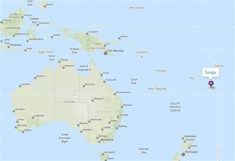 Tonga Map and Tonga Satellite Images