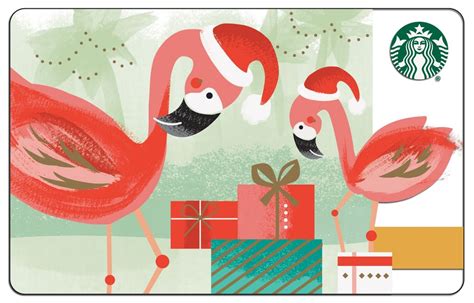 Starbucks Holiday Gift Card — Flamingos | The Best Items From Starbucks ...