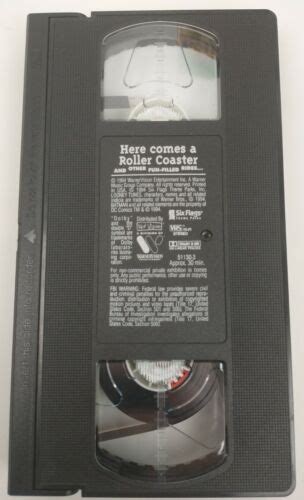 Here Comes a Roller Coaster VHS RARE HTF 1994 TAPE Six Flags Kid Vision Real T6 85365113138 | eBay