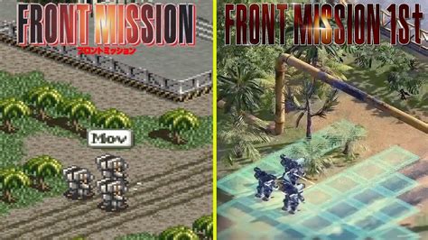 Front Mission 1st Remake vs Original Graphics Comparison / Nintendo Switch vs SNES - YouTube