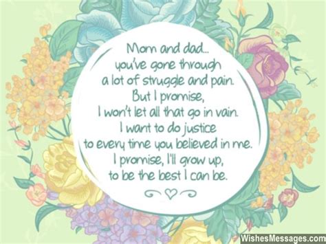 Thank You Notes for Parents: Messages for Mom and Dad – WishesMessages.com