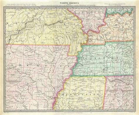 Alabama Tennessee Map - World Map Gray