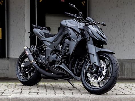 Matte Black Kawasaki Z 1000 : MotorcyclePorn