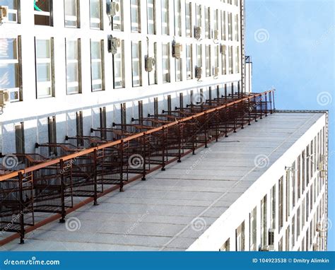 Higher escape stock photo. Image of building, fire, apartment - 104923538