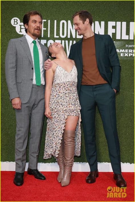 Alexander Skarsgard, Florence Pugh, & Michael Shannon Premiere 'Little Drummer Girl' in London ...