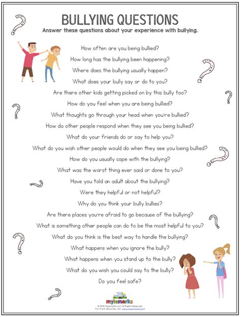 Bullying Questions