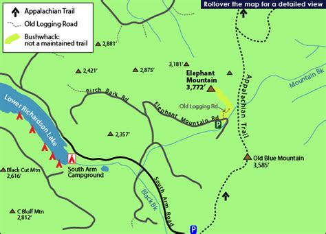 hike elephant mountain - new england hundred highest, new england fifty ...