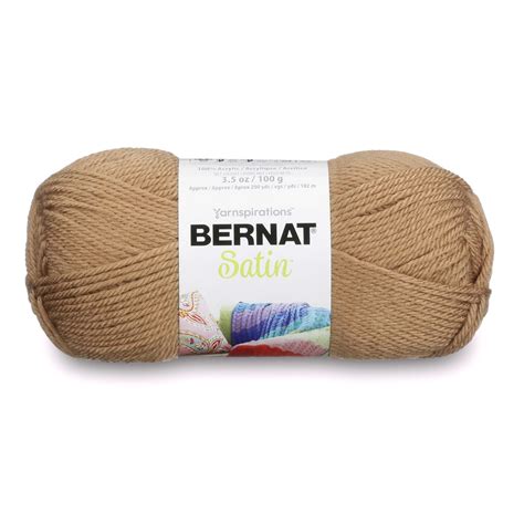 Bernat Satin Yarn (100G/3.5Oz), Sable - Walmart.com - Walmart.com