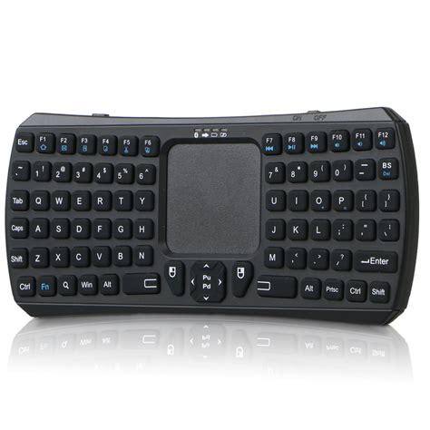 Mini Bluetooth Touchpad Keyboard, Rechargable Handheld Remote Control ...