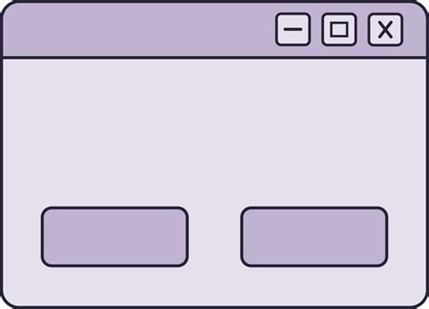 Purple UI Pop Up With Two Options Button 10977992 PNG