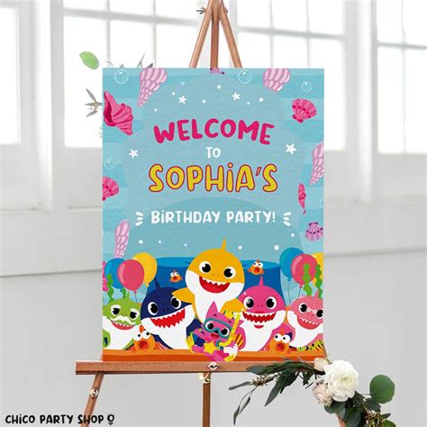 Kids Birthday Sign Welcome Sign Kids Editable Sign Decor Party Sign ...