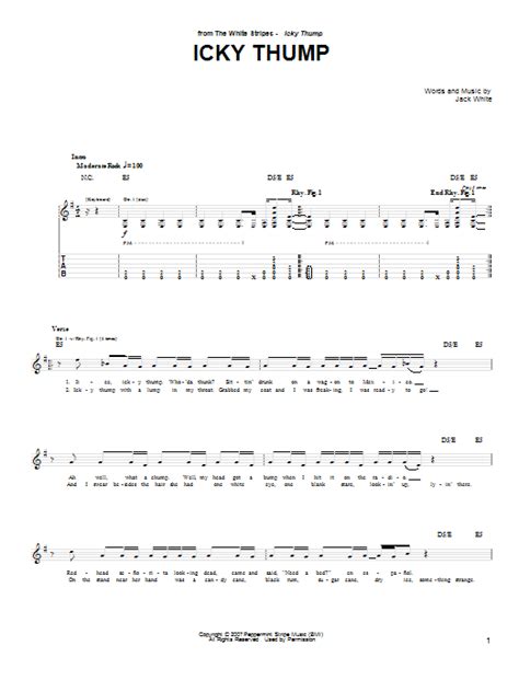 Icky Thump by The White Stripes - Guitar Tab - Guitar Instructor