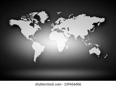 World Map Continents Illustration Background Stock Photo 139456406 | Shutterstock