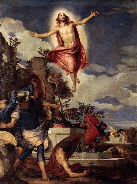 The Resurrection of Christ by Paolo Veronese- Famous Art - Handmade Oil ...