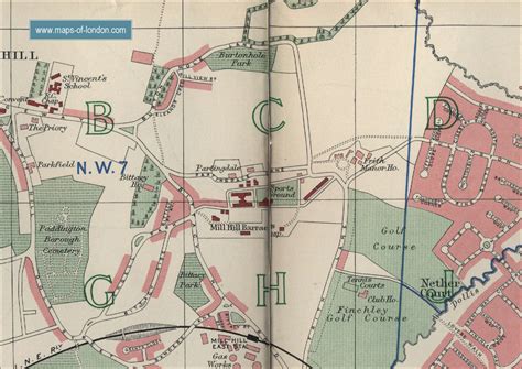 Map of Finchley, London