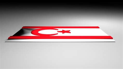 Flag - Northern Cyprus 3D Model by Xtreme Studio