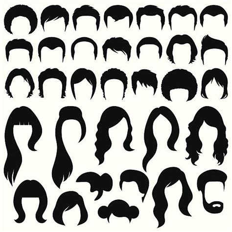 Best Hairstyle Illustrations Royalty Free Vector Graphics