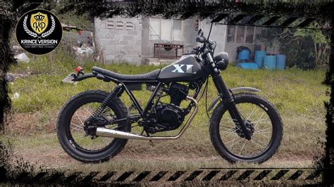 Honda XL125S Custom Scrambler Build ( Part 1 ) - YouTube