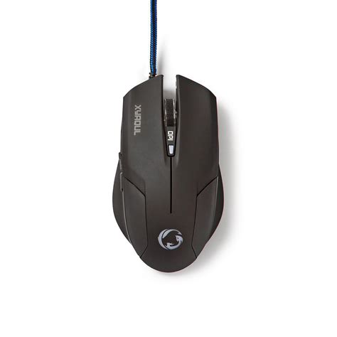 Gaming Mouse | Wired | 800 / 1200 / 1600 dpi | Adjustable DPI | Number of buttons: 6 | Right ...