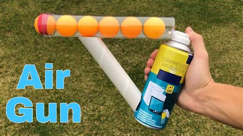 How to make Air Gun - Ping Pong Ball Launcher - YouTube