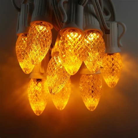 C7 Yellow LED (SMD) Bulbs E12 Bases – Christmas Light Source Net Lights, Led Rope Lights, Party ...