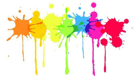 Colorful Paint Splatter Clip Art