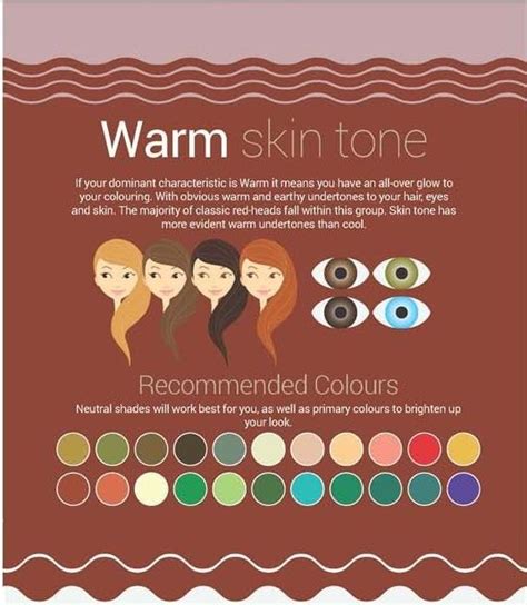 color palette for red hair and warm skin tones | redhair inspiration ...