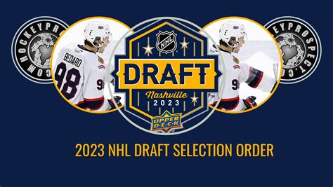 2023 NHL Draft Selection Order - HockeyProspect.com